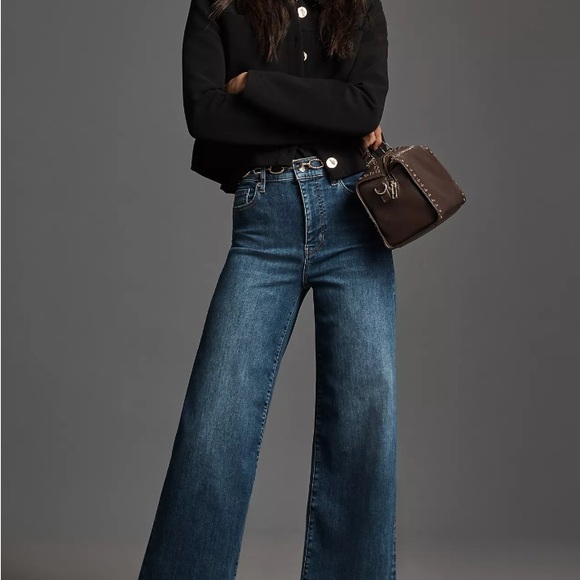 Frame Denim Denim - Frame Le Slim Palazzo High Rise Wide Leg Denim Jeans